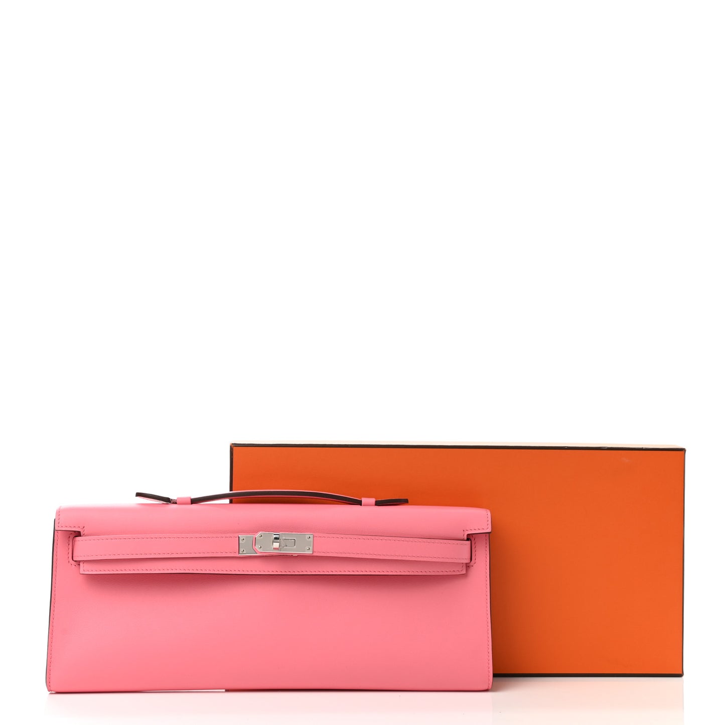 Swift Kelly Cut Clutch Pochette Rose D'Ete