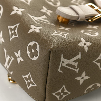 Louis Vuitton Empreinte Monogram Spring In The City Tiny Backpack Kaki Beige Cream 11 of 11