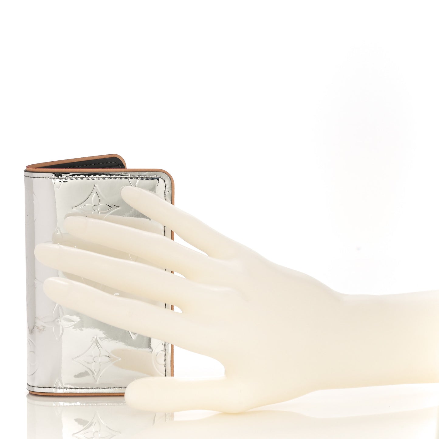 Monogram Mirror Slender Pocket Organizer