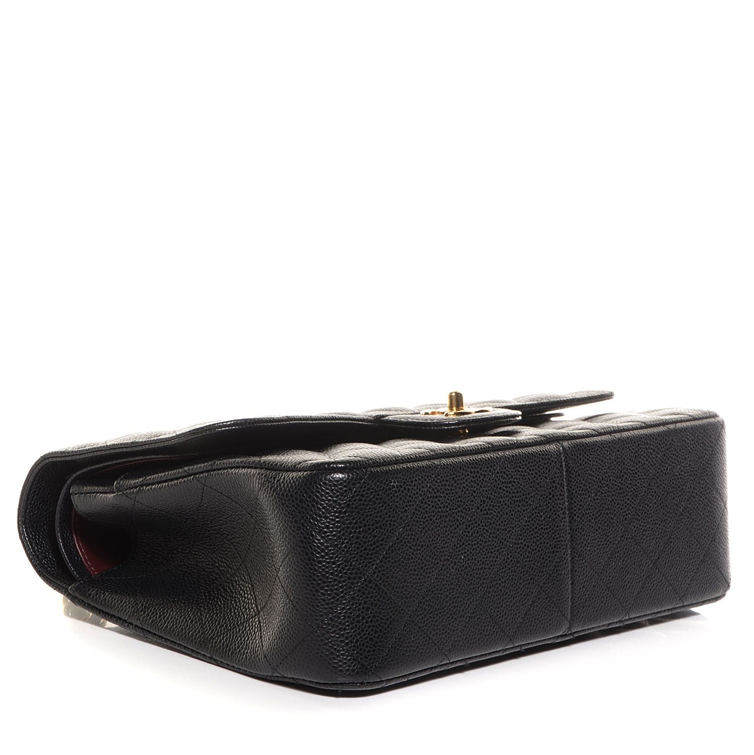 Chanel Caviar Quilted Jumbo Double Flap Black 4 of 10