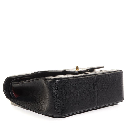 Chanel Caviar Quilted Jumbo Double Flap Black 4 of 10