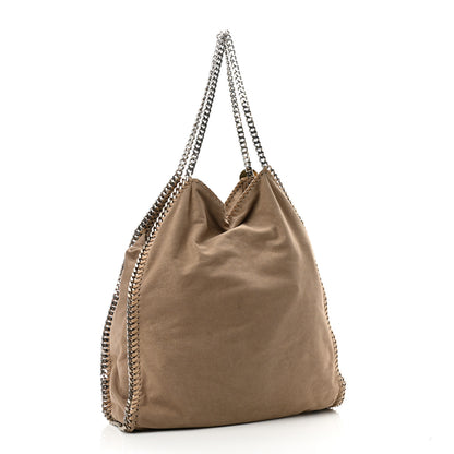 Stella McCartney Shaggy Deer Falabella Fold Over Tote Beige 2 of 12