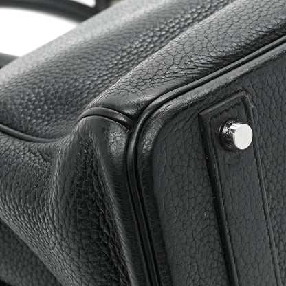 Hermes Taurillon Clemence Birkin 40 Black 15 of 17