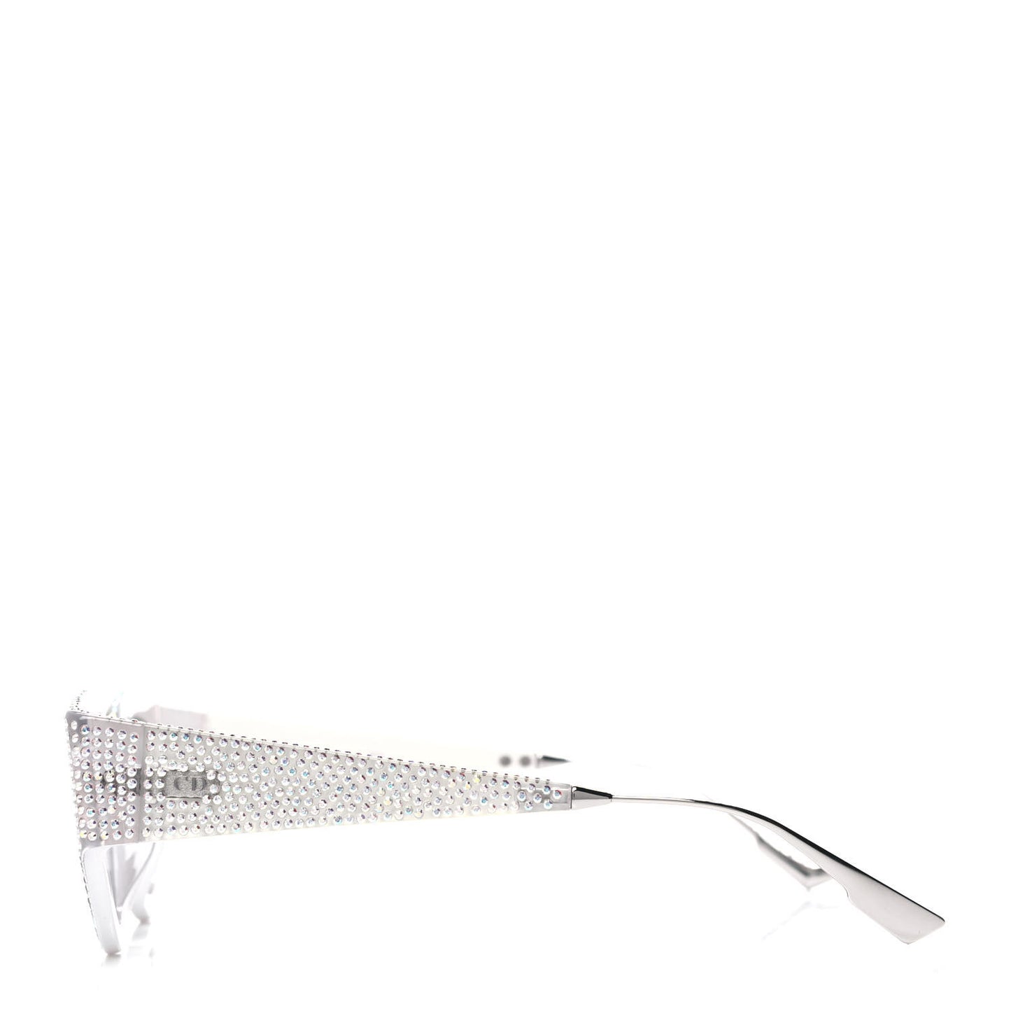 Acetate Crystal CatStyleDior1S Sunglasses Silver