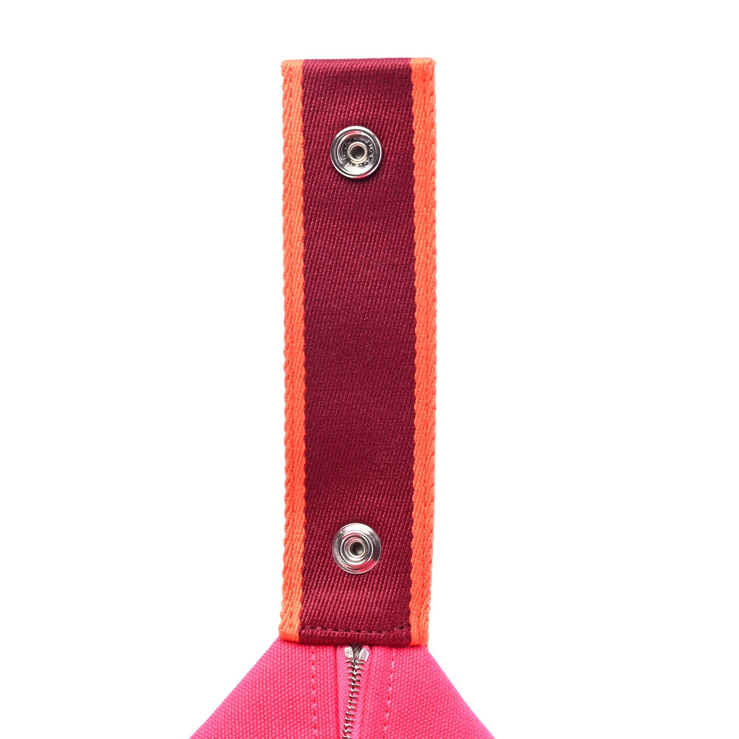Hermes Canvas Small Bride-A-Brac Pouch Hibiscus 5 of 5