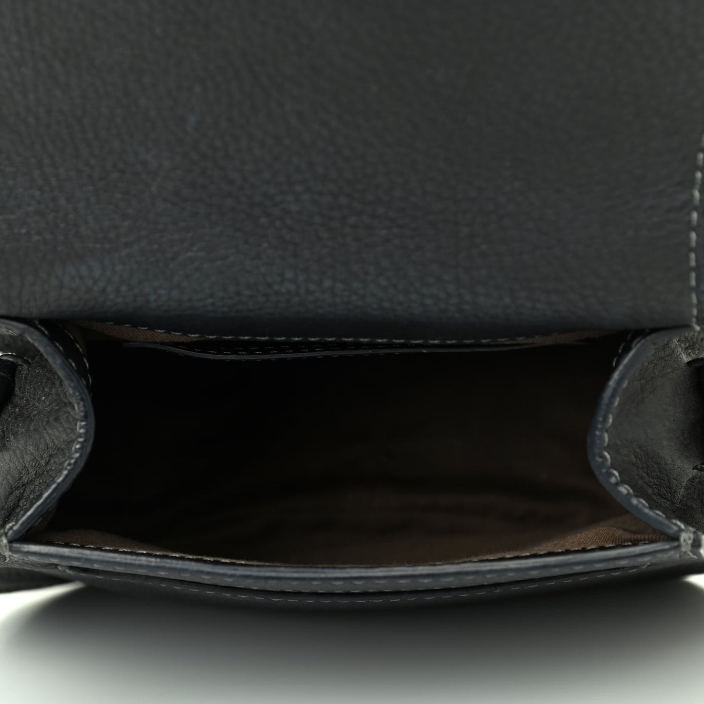 Calfskin Mini Marcie Round Crossbody Bag Black