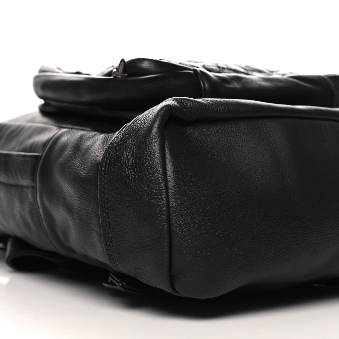 Calfskin Cross Patch 7th Grade Backpack Black