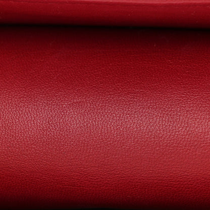 Christian Dior Lambskin Cannage Mini Lady Dior Burgundy 11 of 14