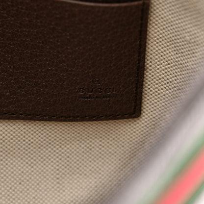 Gucci GG Supreme Monogram Web Small Ophidia Documents Holder Beige New Acero 6 of 8