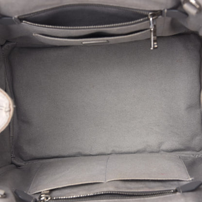 Prada Denim Logo Tote White 5 of 9