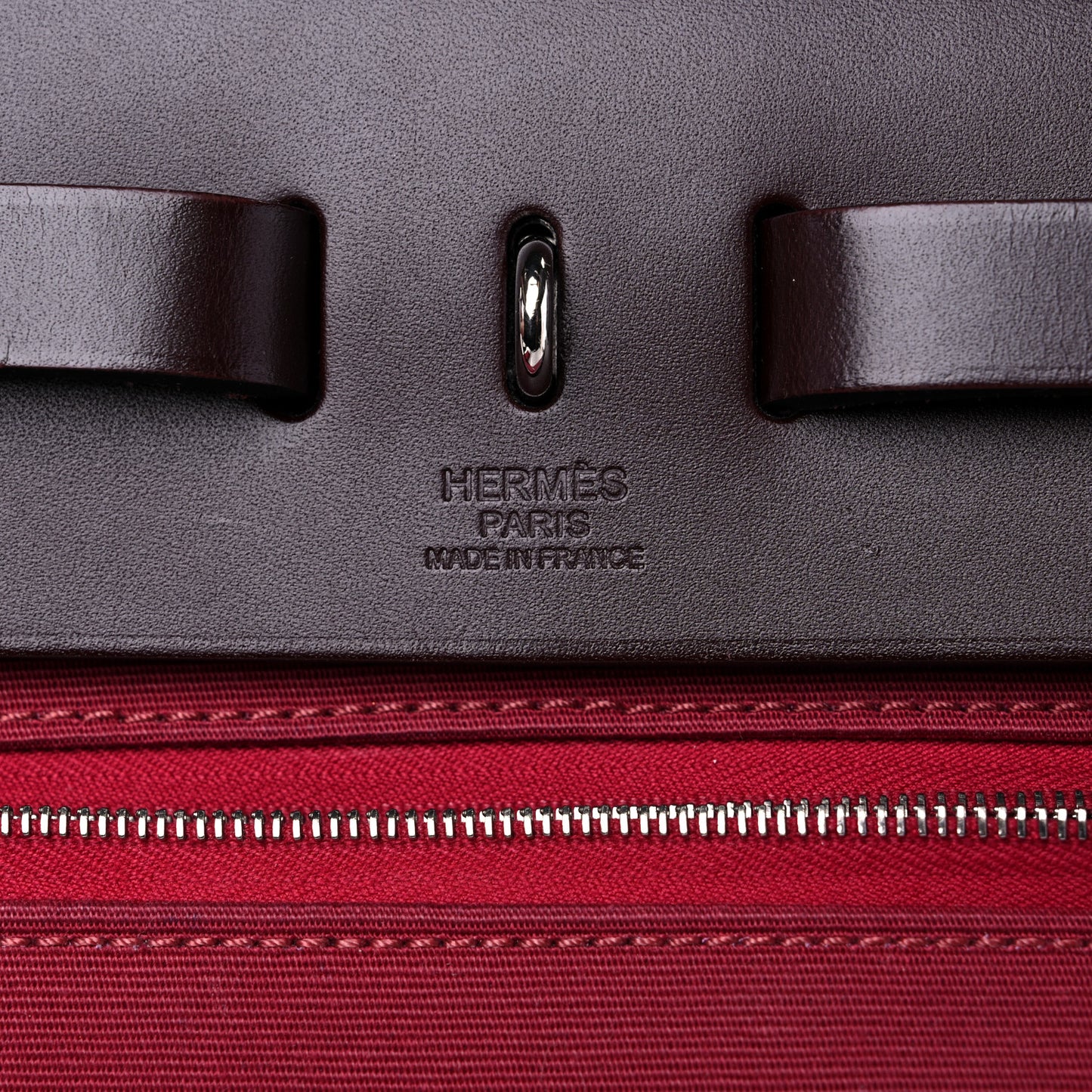 Toile Officier Vache Hunter Verso Herbag Zip Retourne PM 31 Bubblegum Rubis Rouge Sellier