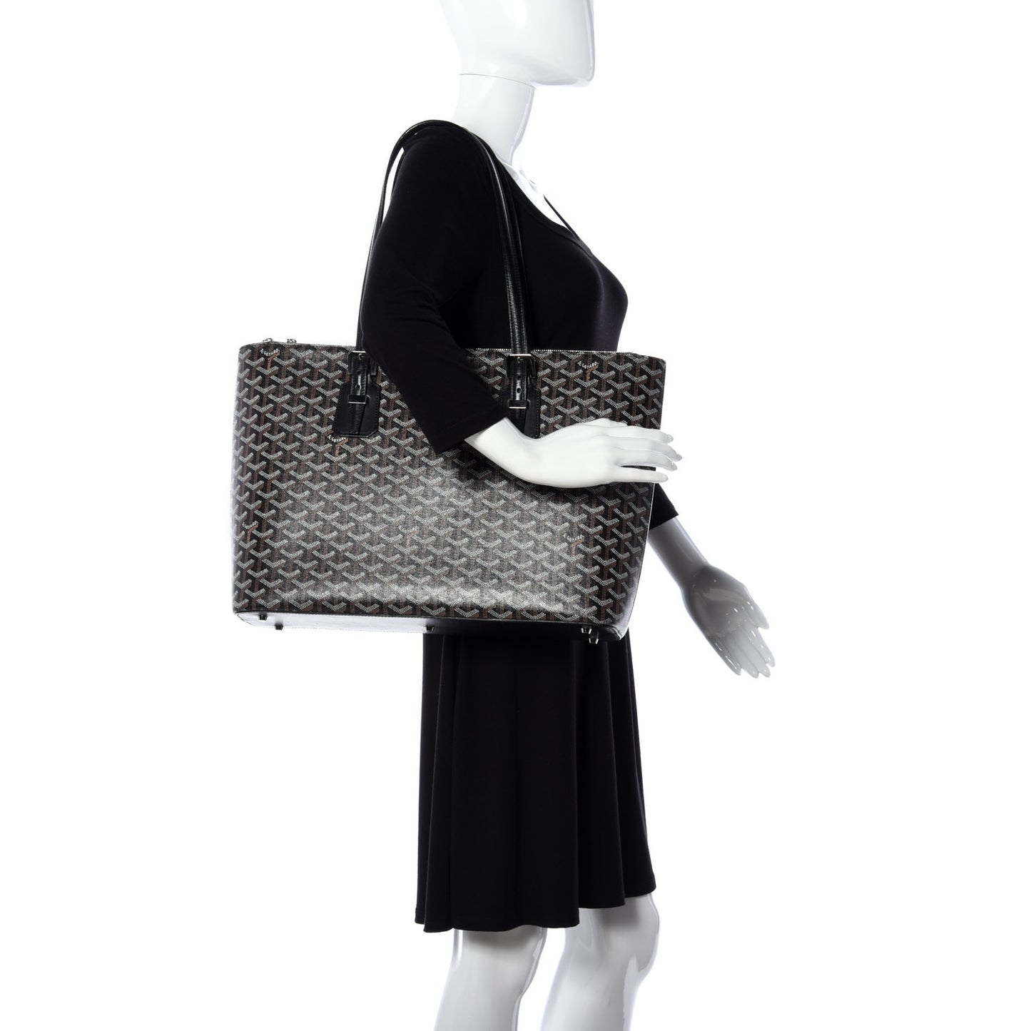 Goyardine Sac Marie Galante GM Black