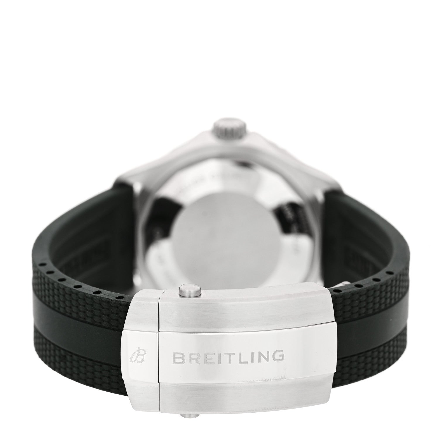 Breitling Stainless Steel Rubber 42mm SuperOcean Automatic Watch Orange A17375 3 of 5