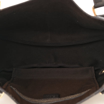 Gucci Crystal Monogram Medium Abbey Shoulder Bag Dark Brown 5 of 16