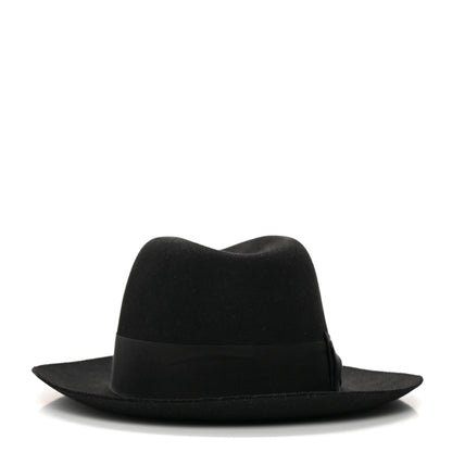 Hermes Rabbit Felt Hat 56 Black 5 of 10