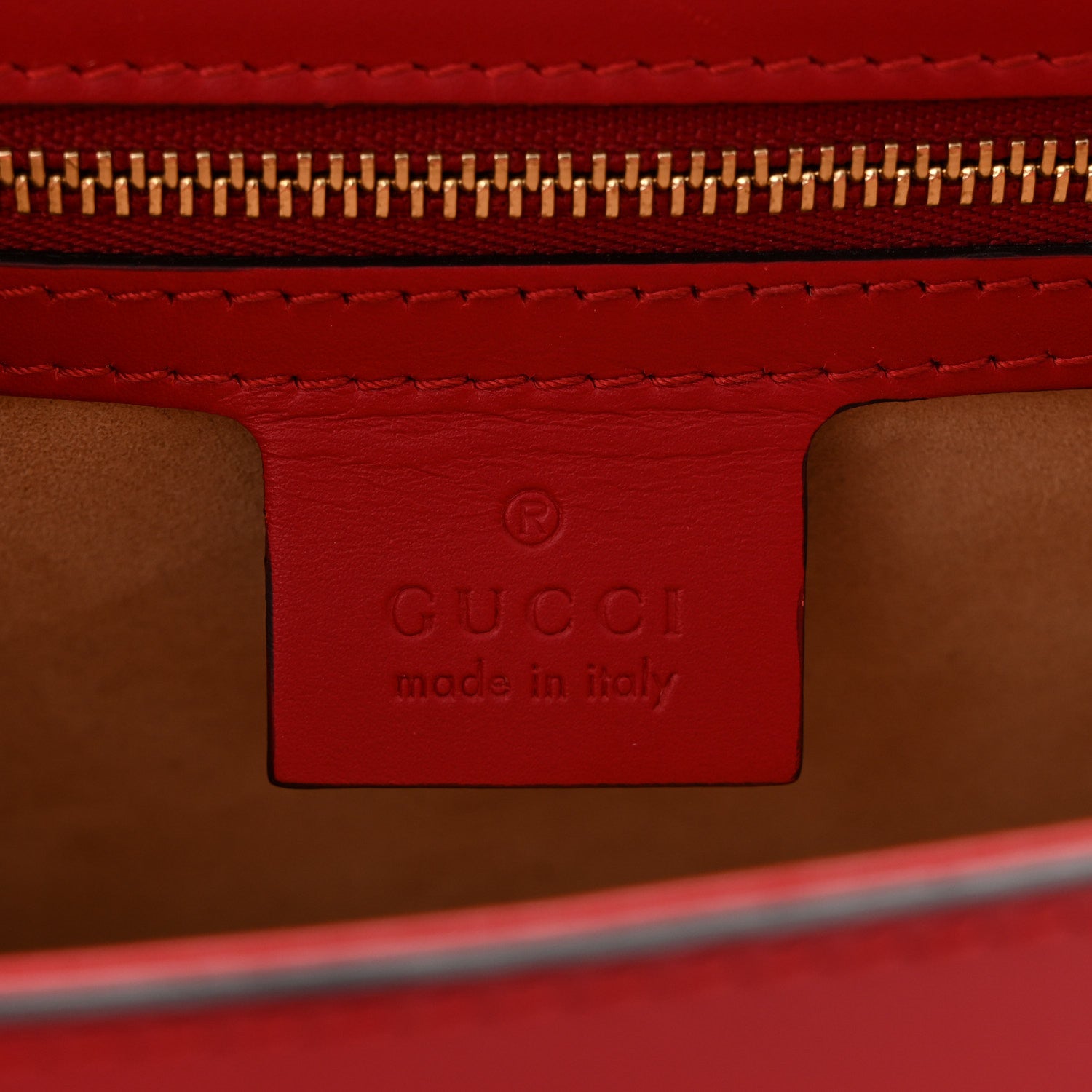Gucci Calfskin Small Sylvie Shoulder Bag Hibiscus Red 6 of 11