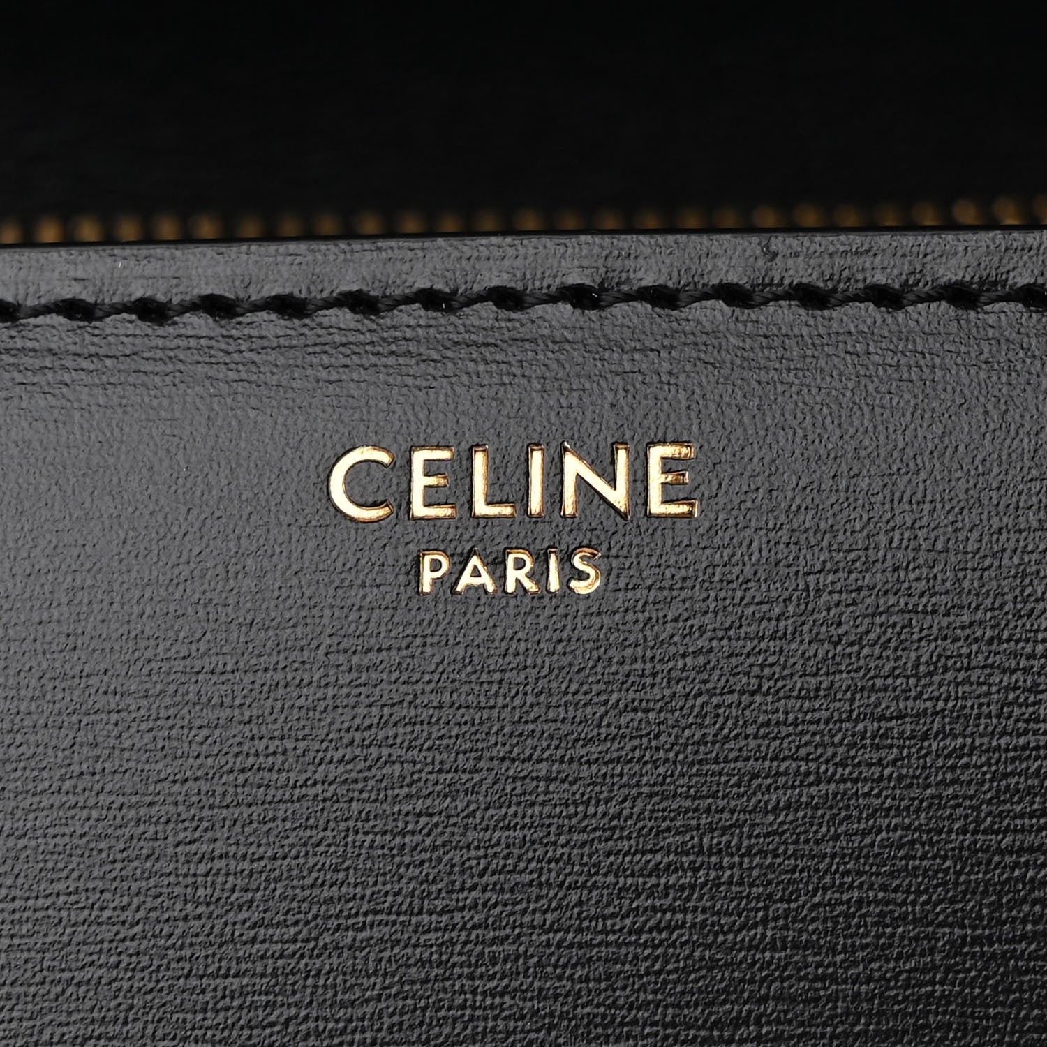 Celine Box Calfskin Medium Classic Box Flap Black 7 of 13