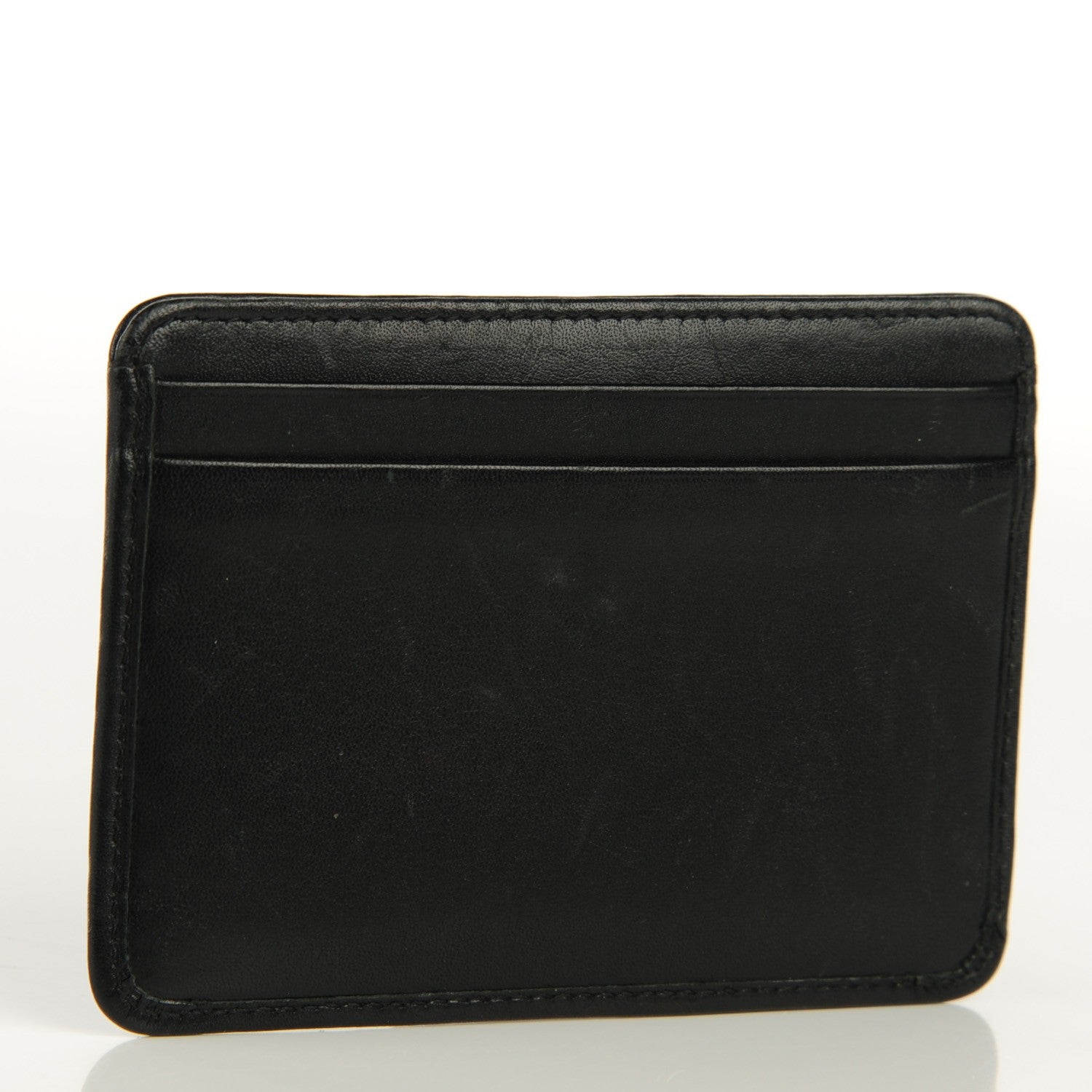 Chanel Calfskin Quilted Cambon Card Holder Black 3 of 7