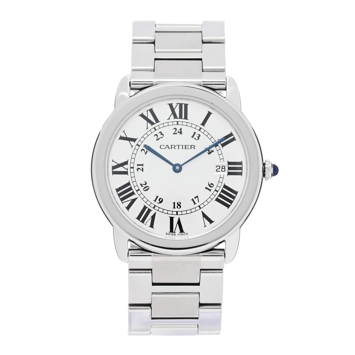 Stainless Steel 36mm Ronde Solo Quartz Watch