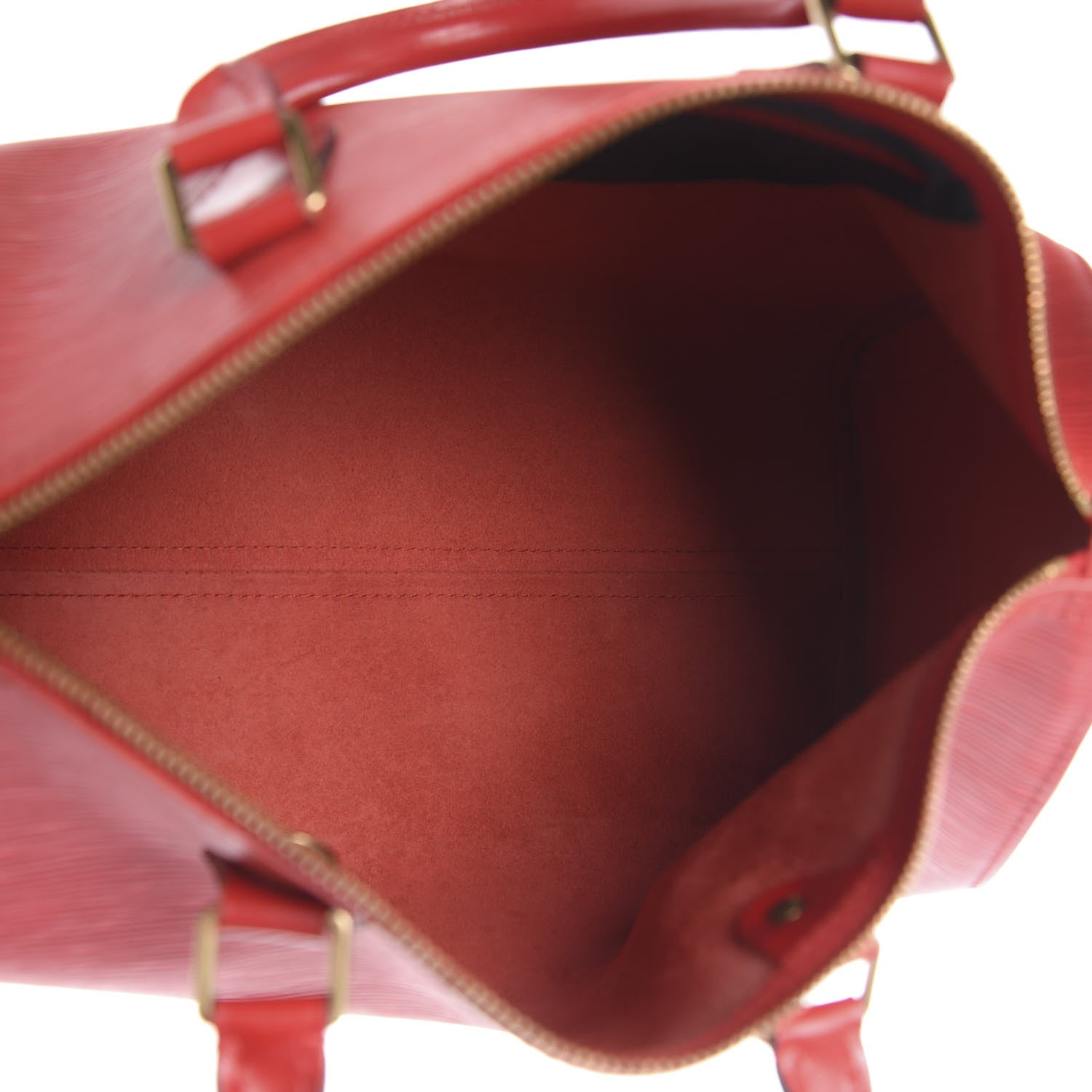 Louis Vuitton Epi Speedy 30 Castillan Red 5 of 11