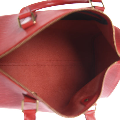 Louis Vuitton Epi Speedy 30 Castillan Red 5 of 11