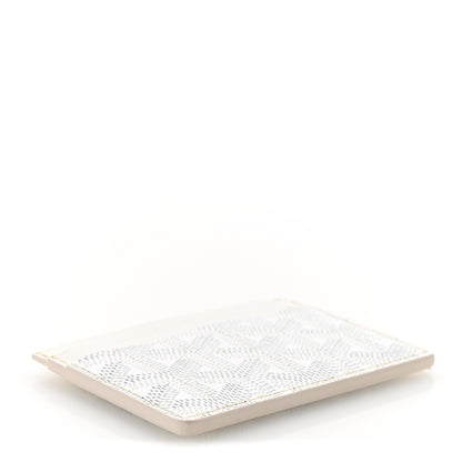 Goyard Goyardine Saint Sulpice Card Holder White 4 of 8