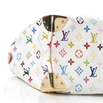 Louis Vuitton Monogram Multicolor Speedy 30 White 5 of 14