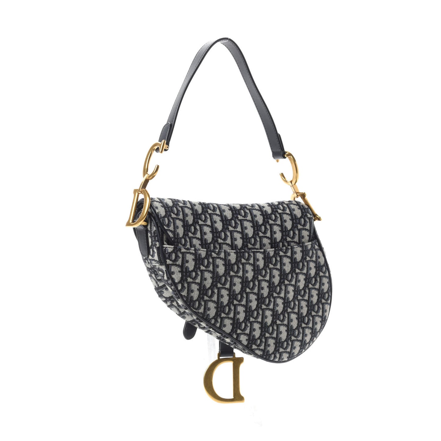 Oblique Saddle Bag Blue