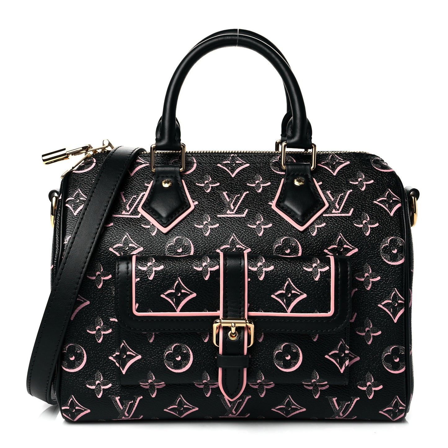Monogram Fall for You Speedy Bandouliere 25 Black