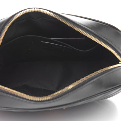 Saint Laurent Calfskin Matelasse Monogram Lou Camera Bag Black 5 of 9
