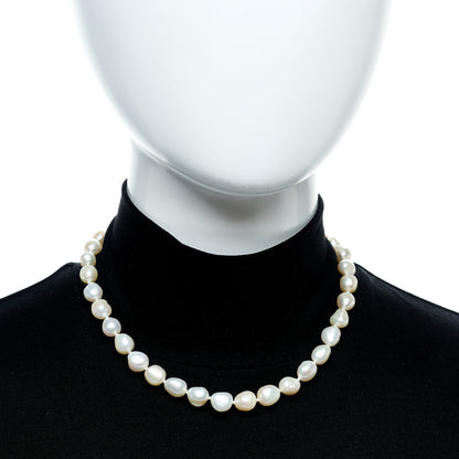 Tiffany Sterling Silver Cultured Pearl Paloma Picasso Strand Necklace 2 of 5