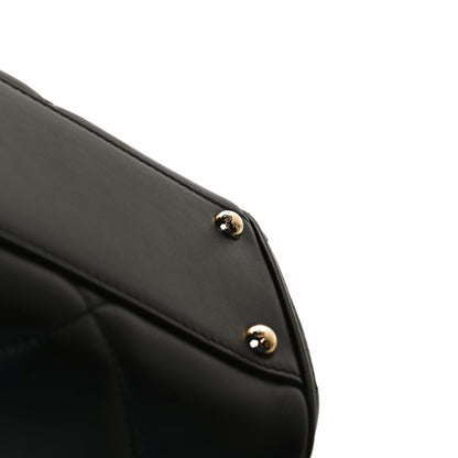 Dolce & Gabbana Calfskin Quilted Medium Miss Sicily Satchel Black 11 of 11