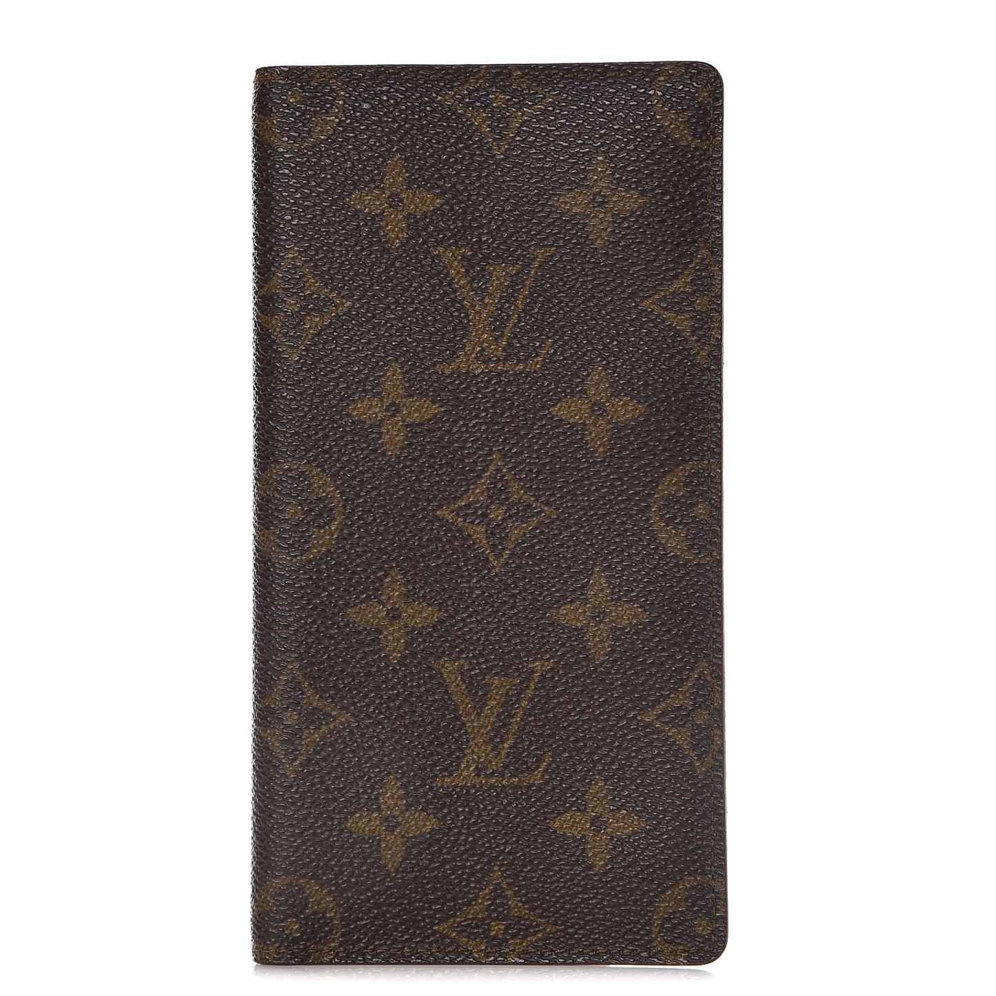 Monogram Checkbook Holder Wallet