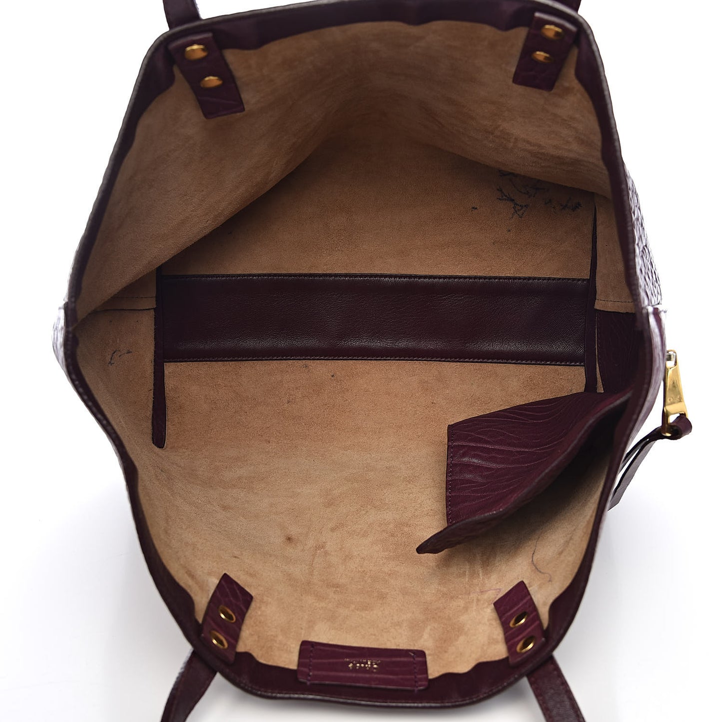 Calfskin Dilan East West Tote Wild Purple