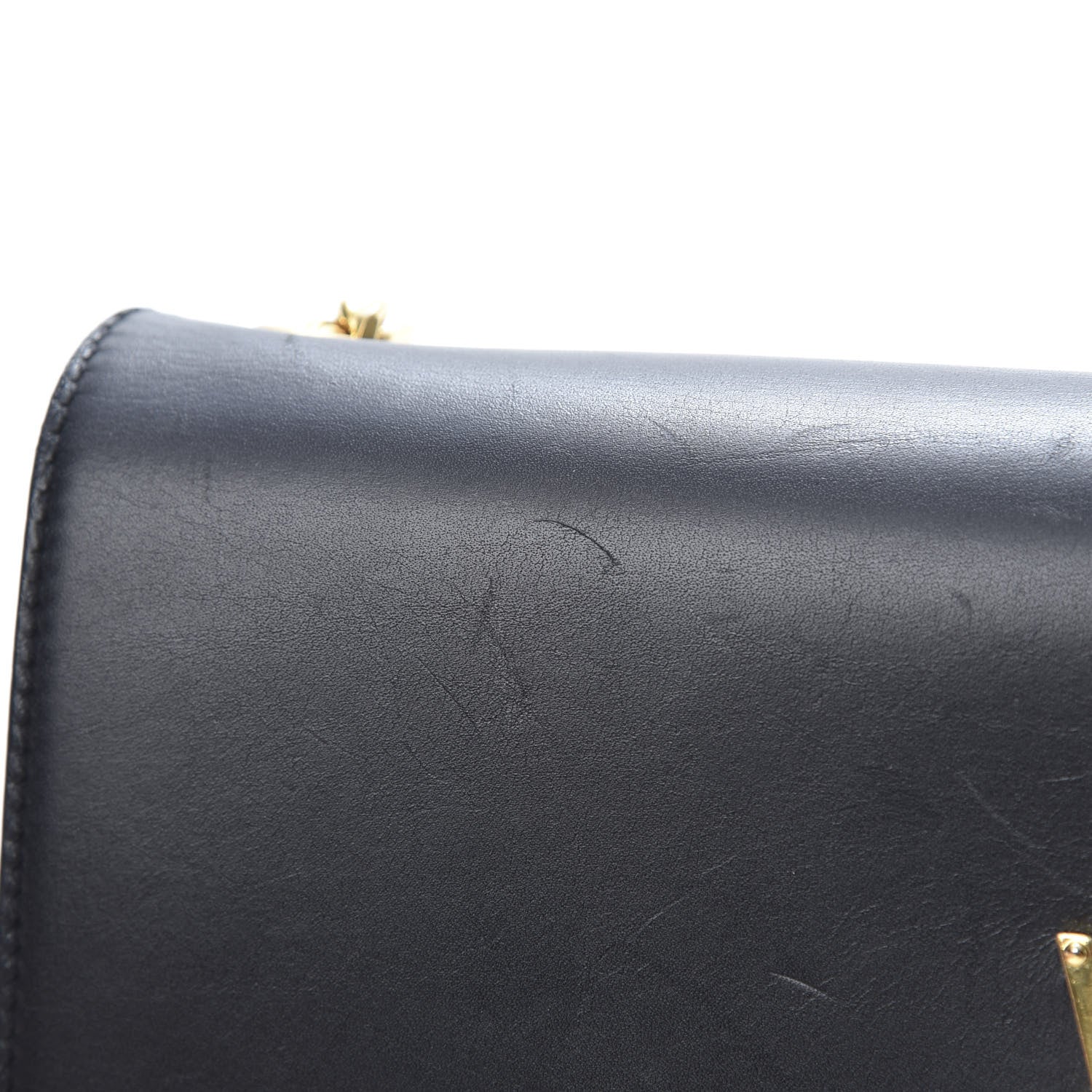 Saint Laurent Smooth Calfskin Medium Classic Monogram Kate Tassel Satchel Black 14 of 15