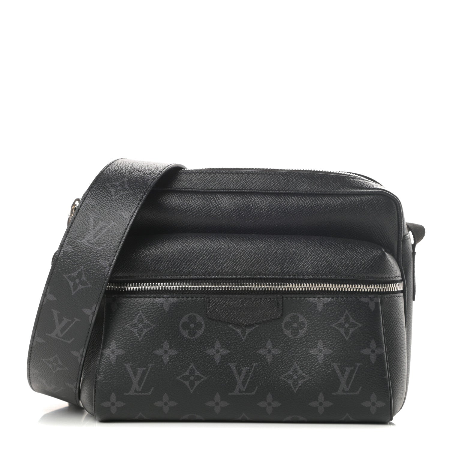 Louis Vuitton Taiga Monogram Eclipse Outdoor Messenger Black 1 of 10