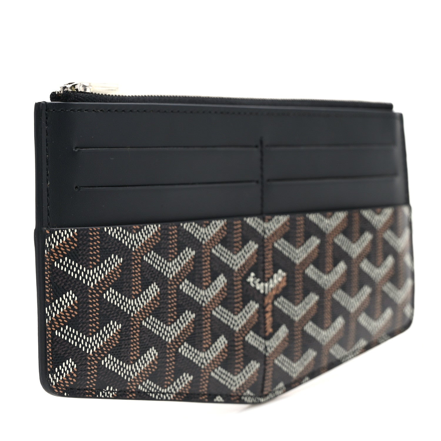 Goyard Goyardine Insert Louise Wallet Black 3 of 7