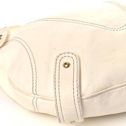 Valentino Garavani Lambskin Catch Hobo White 7 of 26