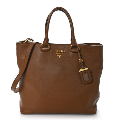 Prada Vitello Phenix Tote Cognac 1 of 9