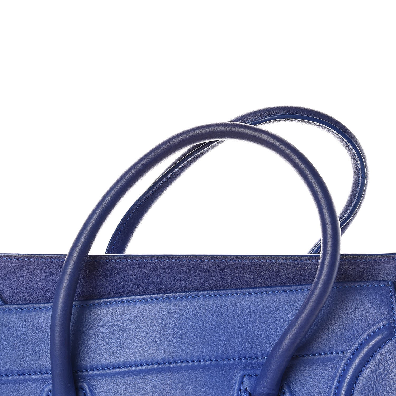 Celine Supple Calfskin Medium Phantom Luggage Indigo 10 of 17