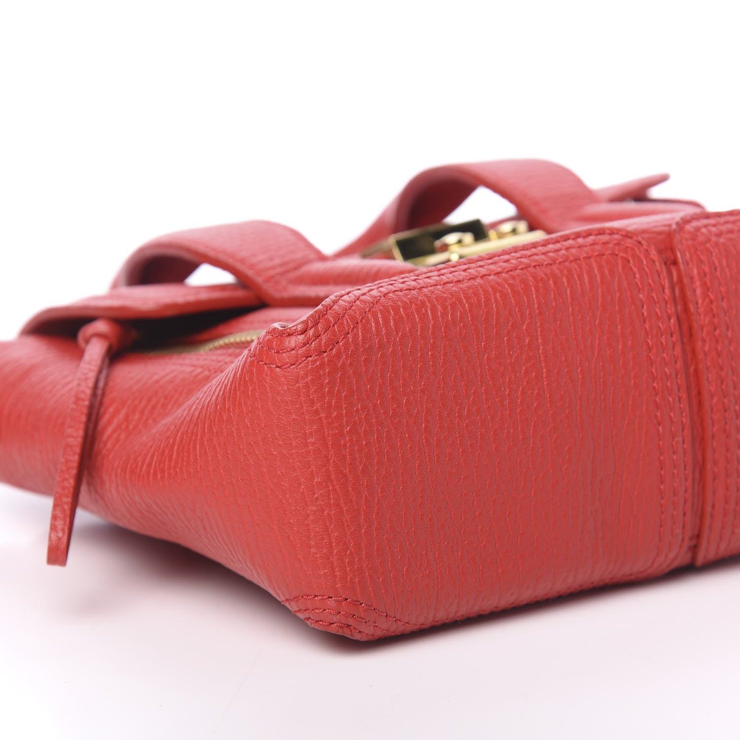 3.1 Phillip Lim 3.1 Textured Calfskin Mini Pashli Satchel Red 8 of 10