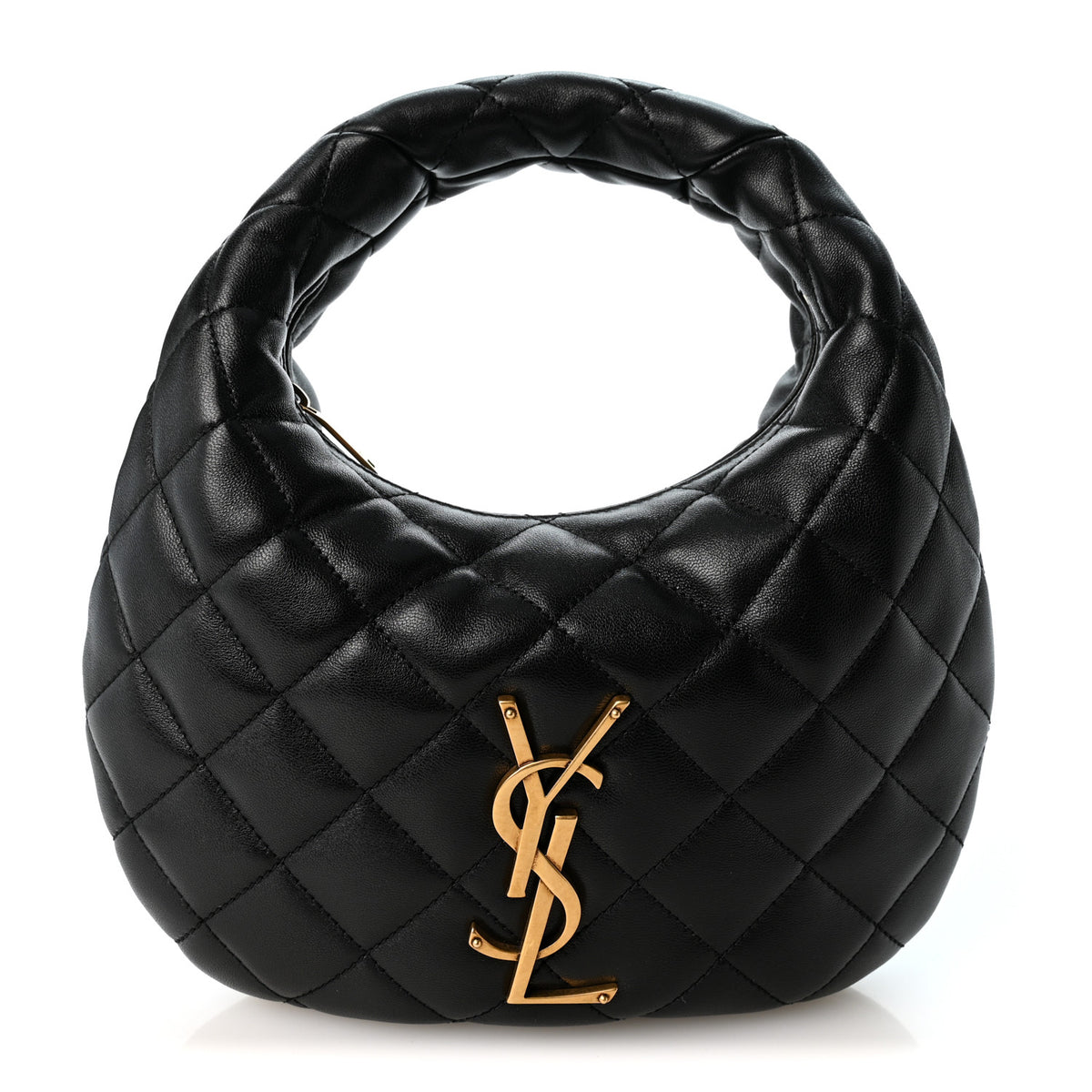 Lambskin Quilted Icarino Bag Black