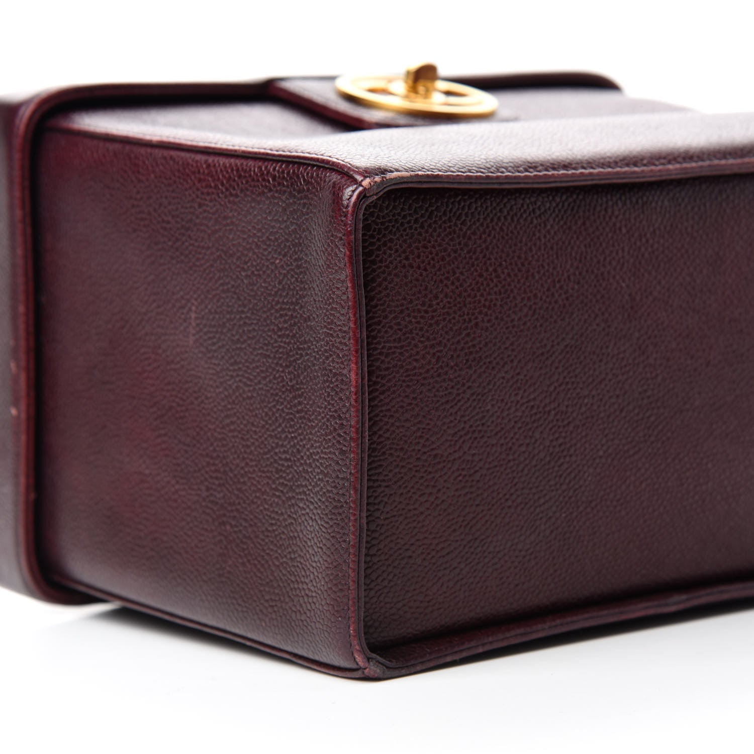 Chanel Caviar Vanity Case Burgundy 6 of 15