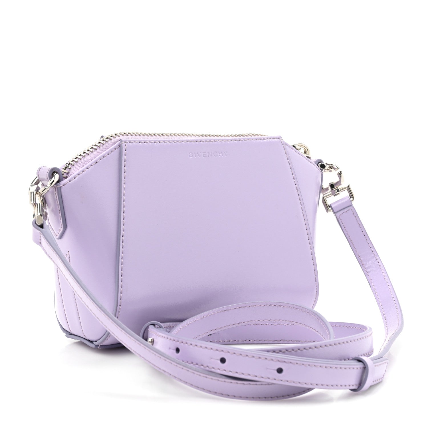 Givenchy Smooth Calfskin Nano Antigona Lilac 3 of 14