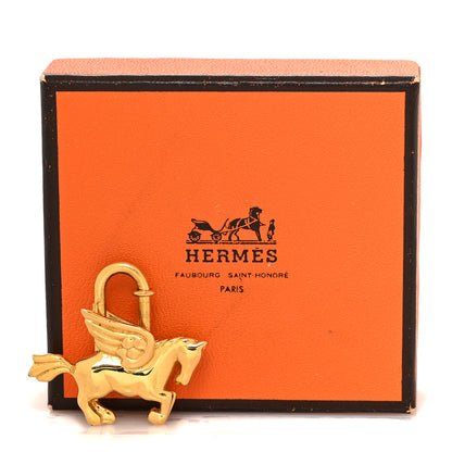 Hermes Pegasus Cadena Lock Gold 3 of 3