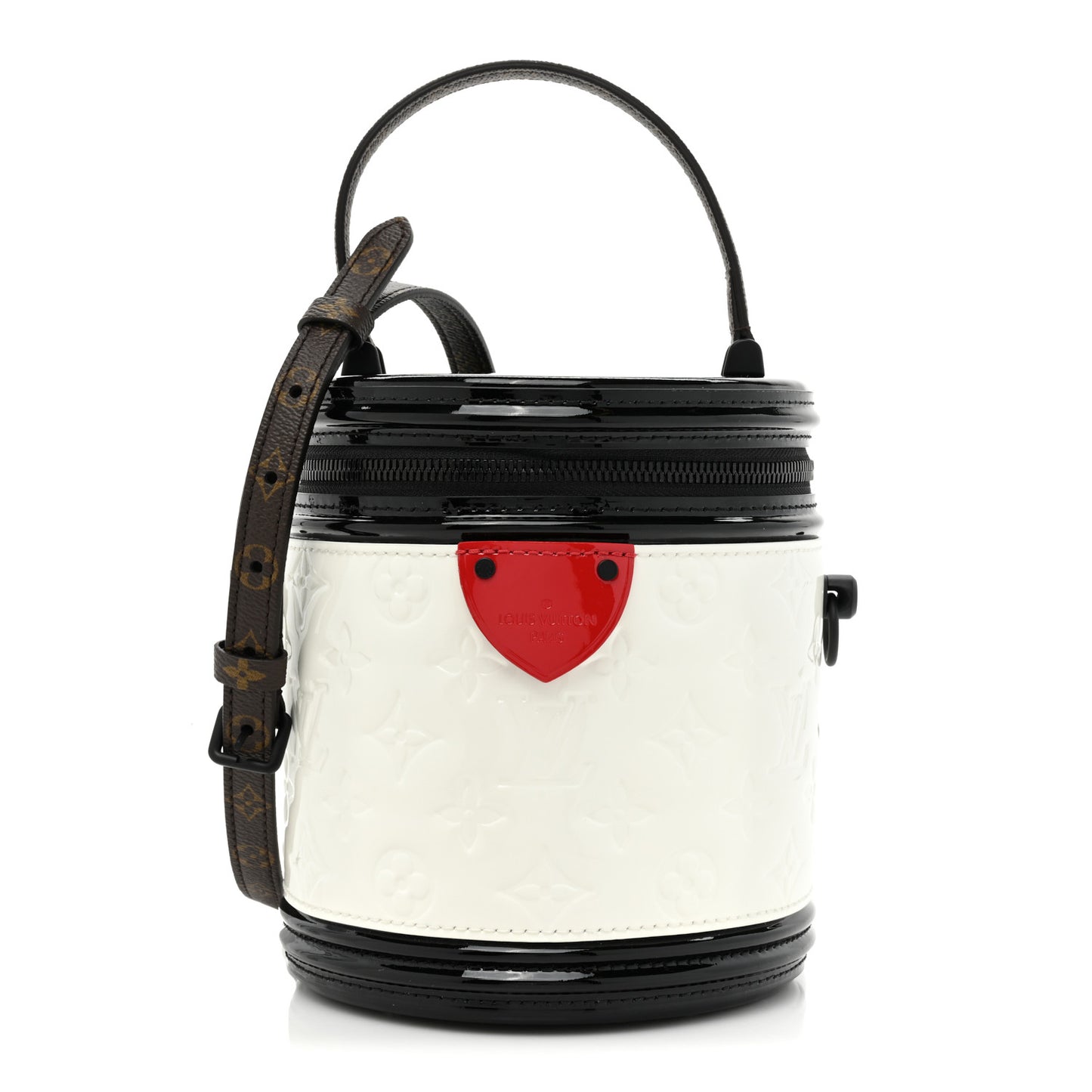 Monogram Patent Calfskin Cannes White