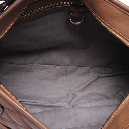 Marc Jacobs Leather Quilted Iris Hobo Taupe 8 of 8