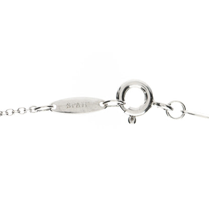 Tiffany Sterling Silver Diamond .09ctw Elsa Peretti Diamonds by the Yard Three Station Necklace 5 of 5