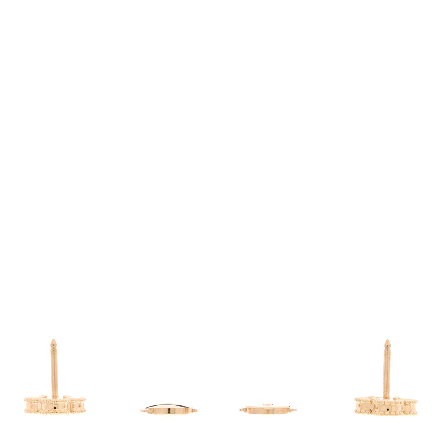 18K Yellow Gold Mother of Pearl Sweet Alhambra Earrings
