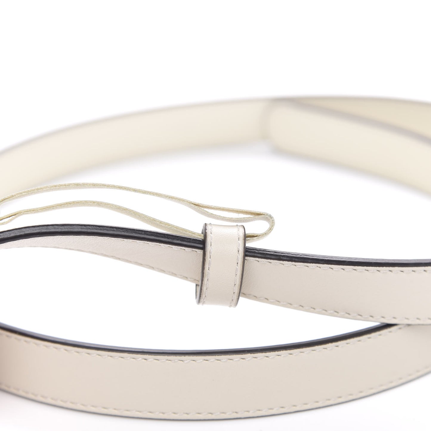 Calfskin Double G 20mm Belt 85 34 Mystic White